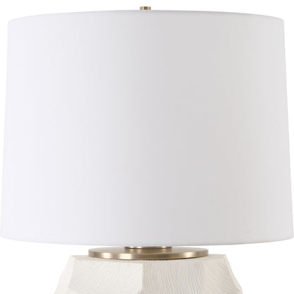 On Edge - Chalk White Table Lamp