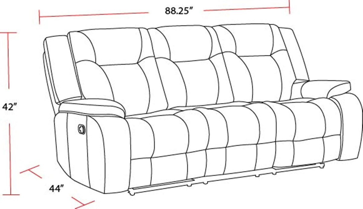 Blake - Reclining Sofa - Desert Taupe