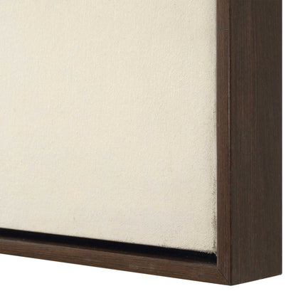 Smoke Break - Hand Painted Modern Art (Set of 3) - Black / Gray / Orange / Woodtone / Yellow