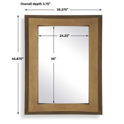Around The Bend - Mirror - Golden Bronze