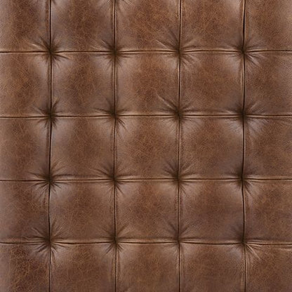 Junsor - Cocktail Ottoman - Brown / Black