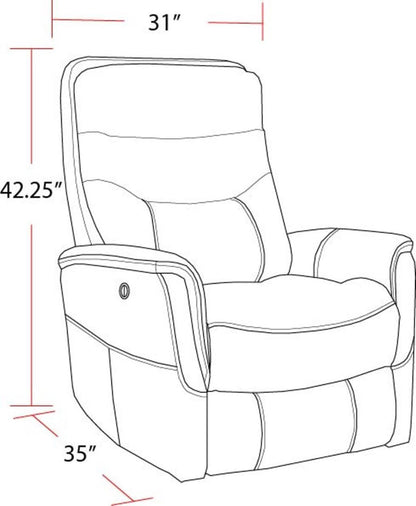 Gemini - Power Swivel Glider Recliner (Set of 2)