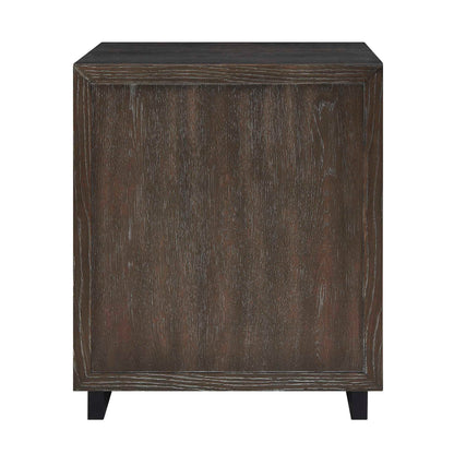 Barrett - Oak Cabinet - Dark Charcoal