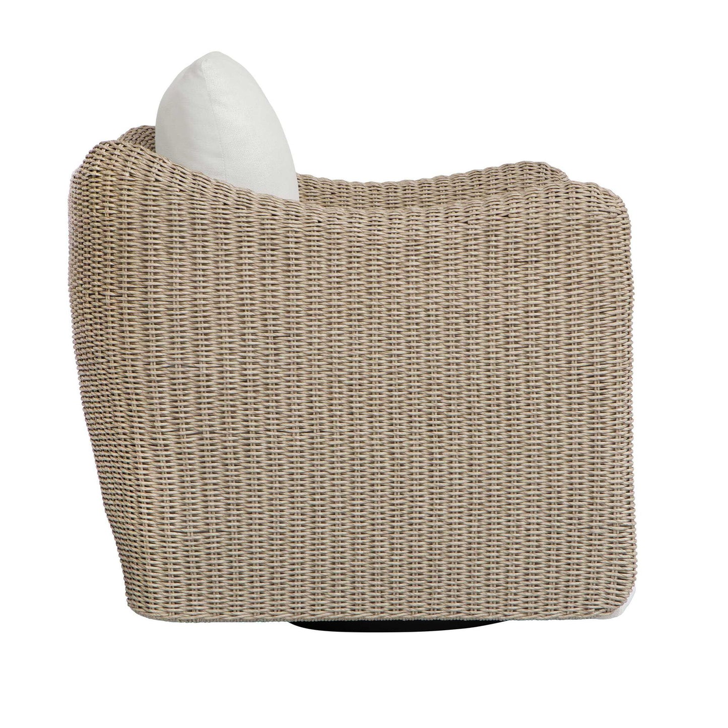 Sunset - Outdoor Swivel Lounge Chair - Oatmeal / Oyster White
