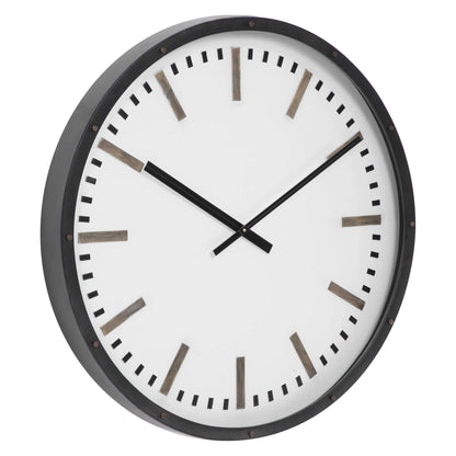 Fleming - Large Wall Clock - Black
