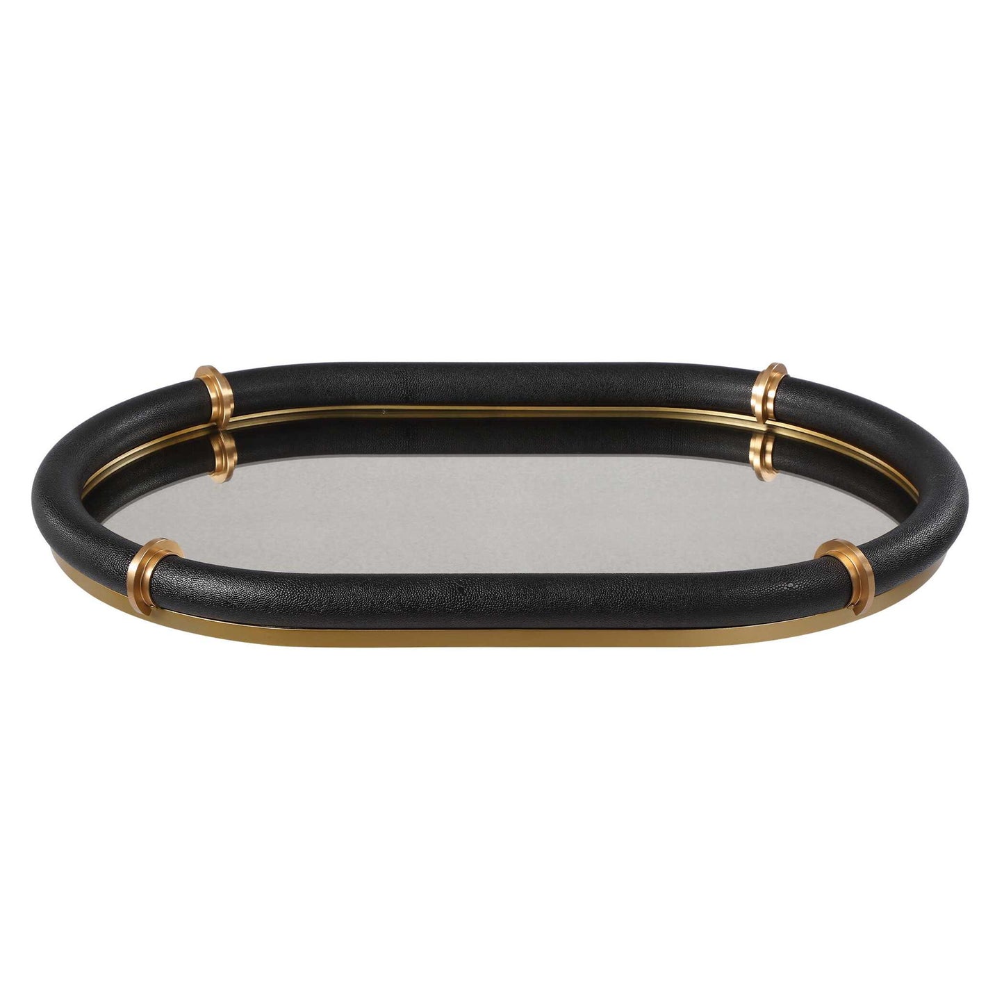 Cyprus - Oval Tray - Black