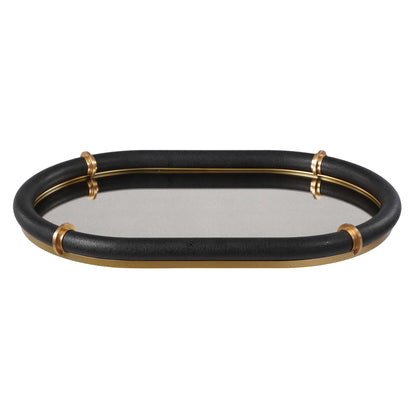 Cyprus - Oval Tray - Black