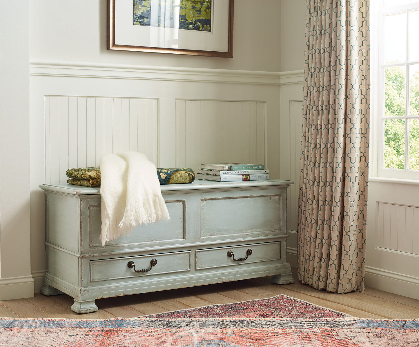 Charleston - Blanket Chest - Light Blue