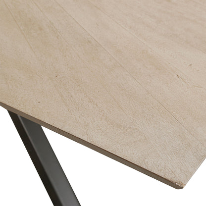 Crossings - Rectangular Dining Table With 4 Upholstered Chairs - Natural & Green