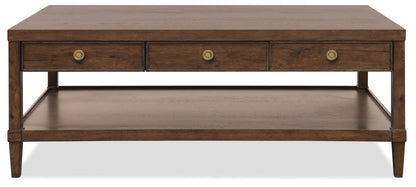 Cashiers - Rectangle Cocktail Table - Chestnut