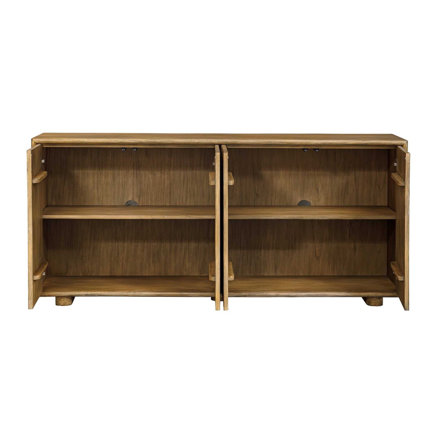 Stevenson - Wood 4 Door Cabinet - Natural