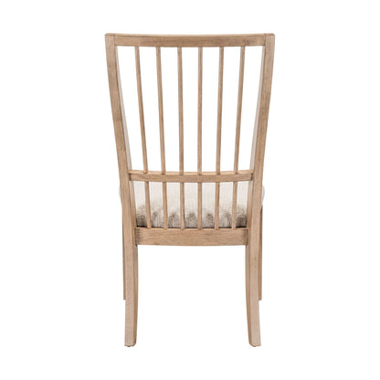 Haven Hills - Spindle Back Side Chair (RTA) - Camel Beige