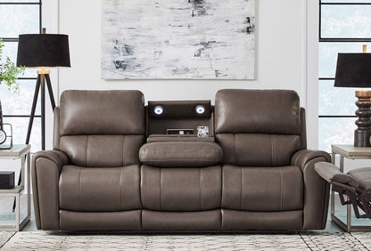 Hancock - Zero Gravity Power Reclining Sofa With Drop Down Table P3