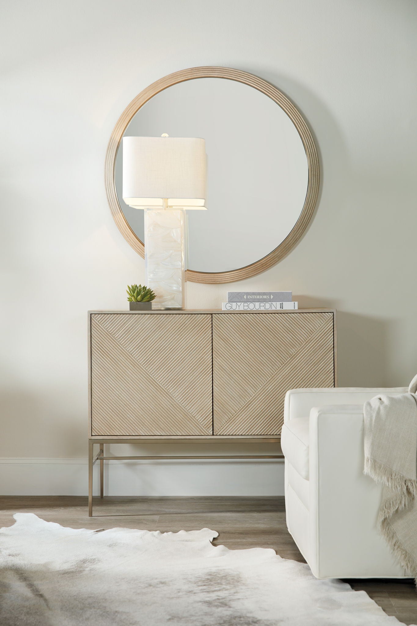 Cascade - Round Mirror