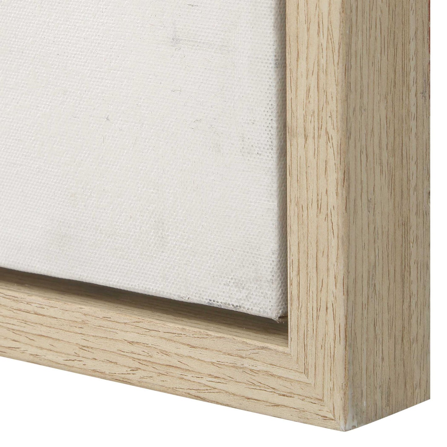 Chasing Blue - Coastal Canvas Art - Blue / Brown / Gray / White