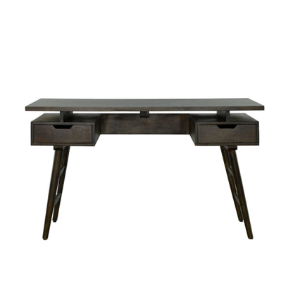 William - Two Drawer Writing Desk - Treehouse Gray