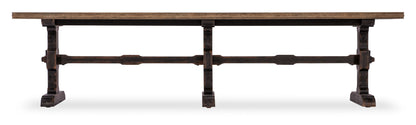 Americana - Trestle Rectangle Cocktail Table - Dark Brown