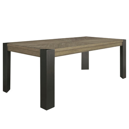 Cedar Fork - 78" Dining Rectangular Dining Table - Smoked Arabica