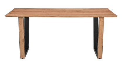 Torino - Dining Table - Yorkshire Natural / Black