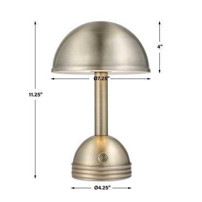Breece - Rechargeable LED Accent Lamp - Bronze,Gold