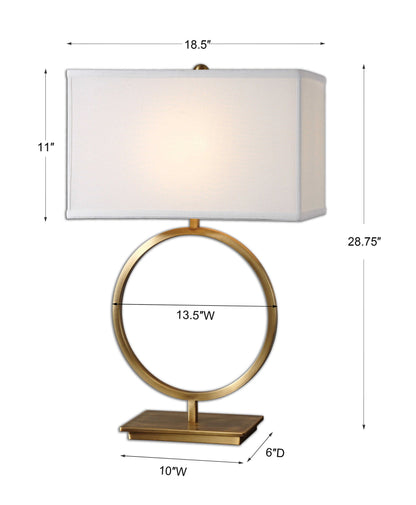 Duara - Circle Table Lamp - Gold