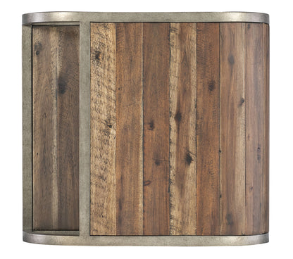 Commerce And Market - Open Ended End Table - Dark Brown