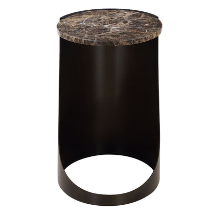 Welling - Modern Metal Side Table - Black