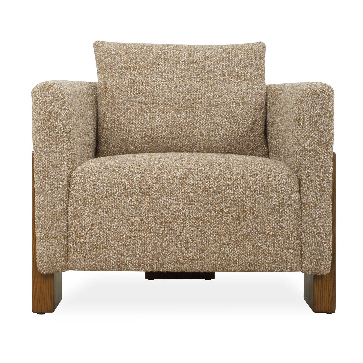 Halligan - Upholstered Accent Chair - Brown