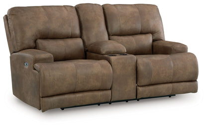 Beckley Place - 2 Pc. - Power Reclining Sofa And Loveseat - Earth