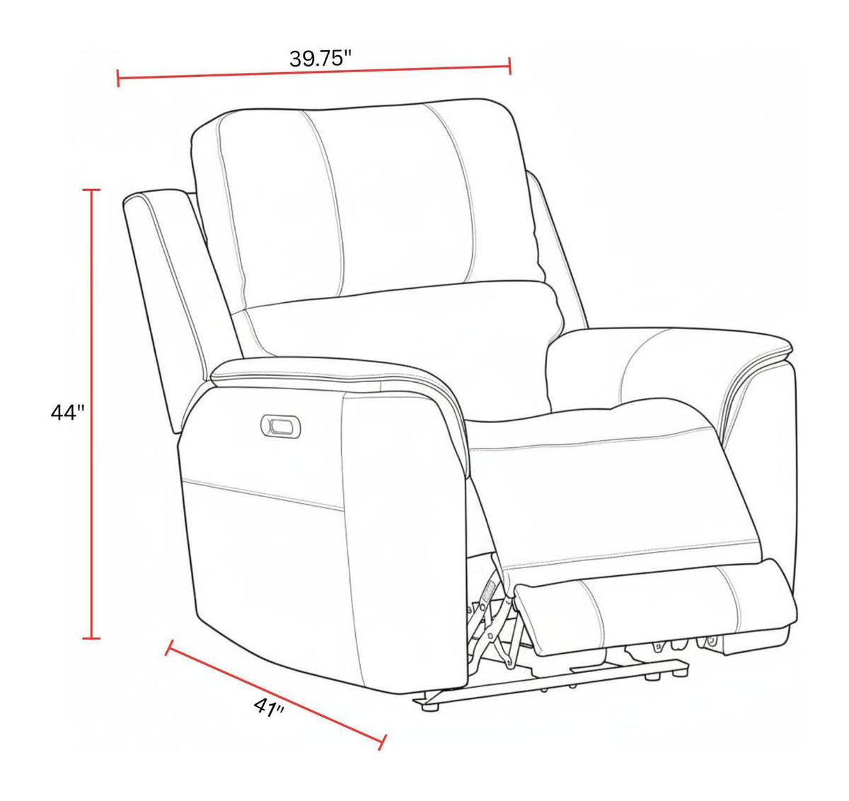 Easton - Zero Gravity Power Recliner P3