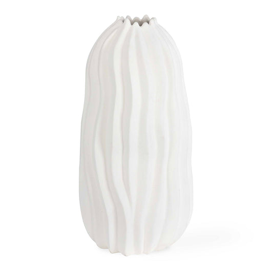 Merritt - Floor Vase - White