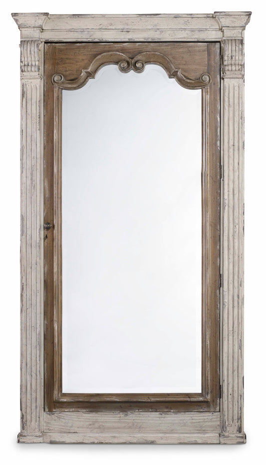 Chatelet - Floor Mirror With Jewelry Armoire Storage - Paris Vintage