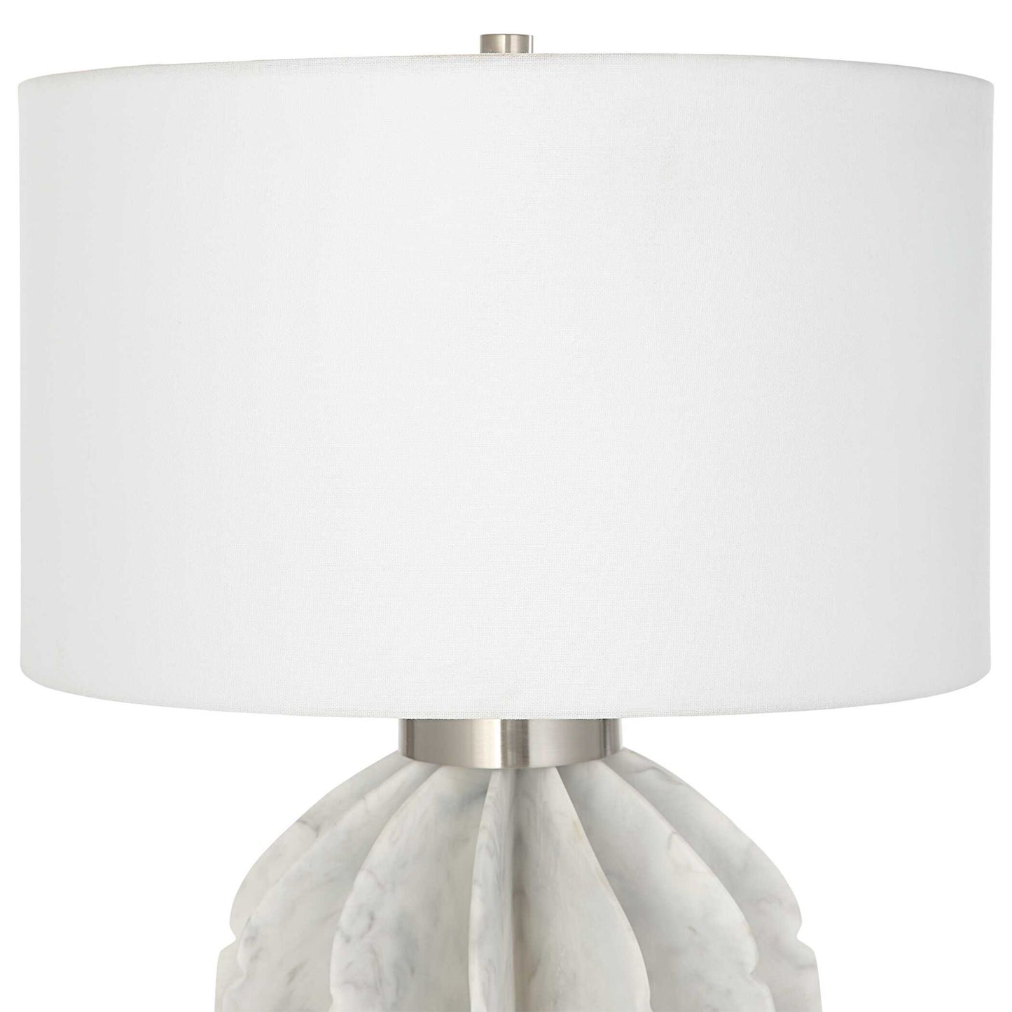 Repetition - Marble Table Lamp - White