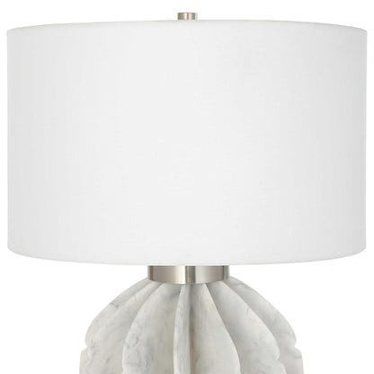 Repetition - Marble Table Lamp - White