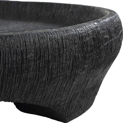 Resonance - Indoor-Outdoor Resin Bowl - Black