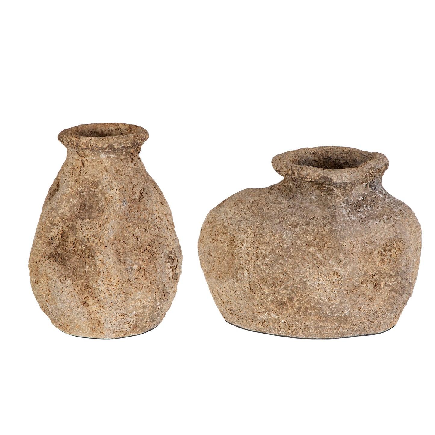 Ancient Echos - Vases (Set of 2) - Gray