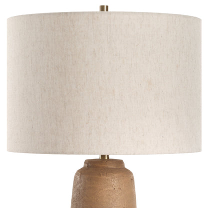 Ayda - Terracotta Table Lamp - Light Brown