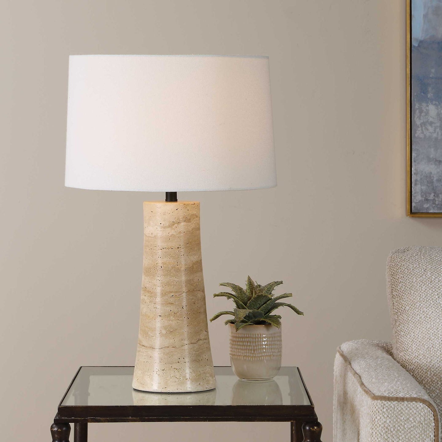 Delmani - Indoor-Outdoor Lamp - Beige