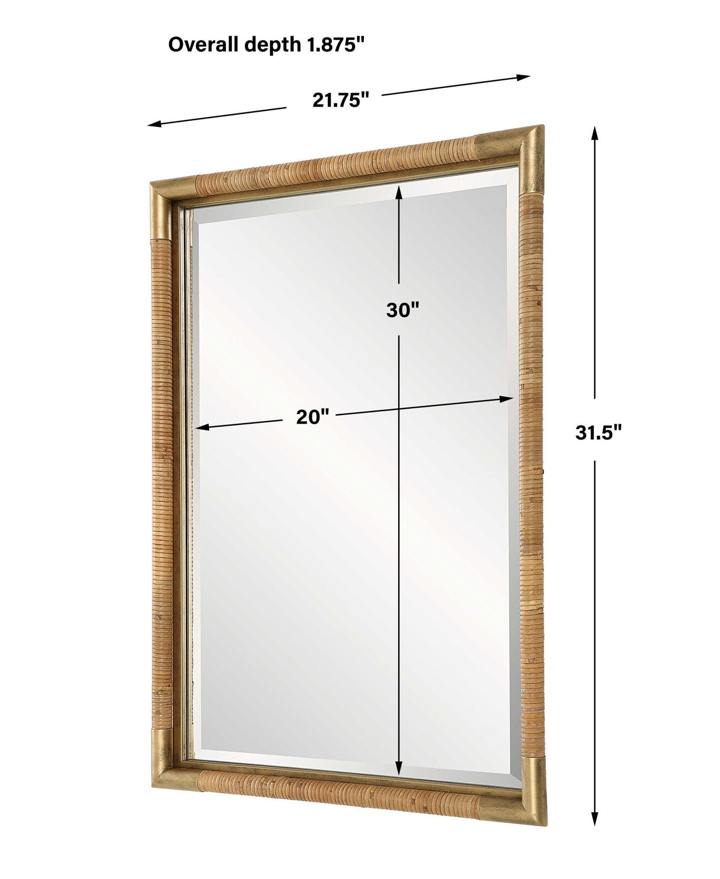 Kampar - Vanity Mirror - Yellow