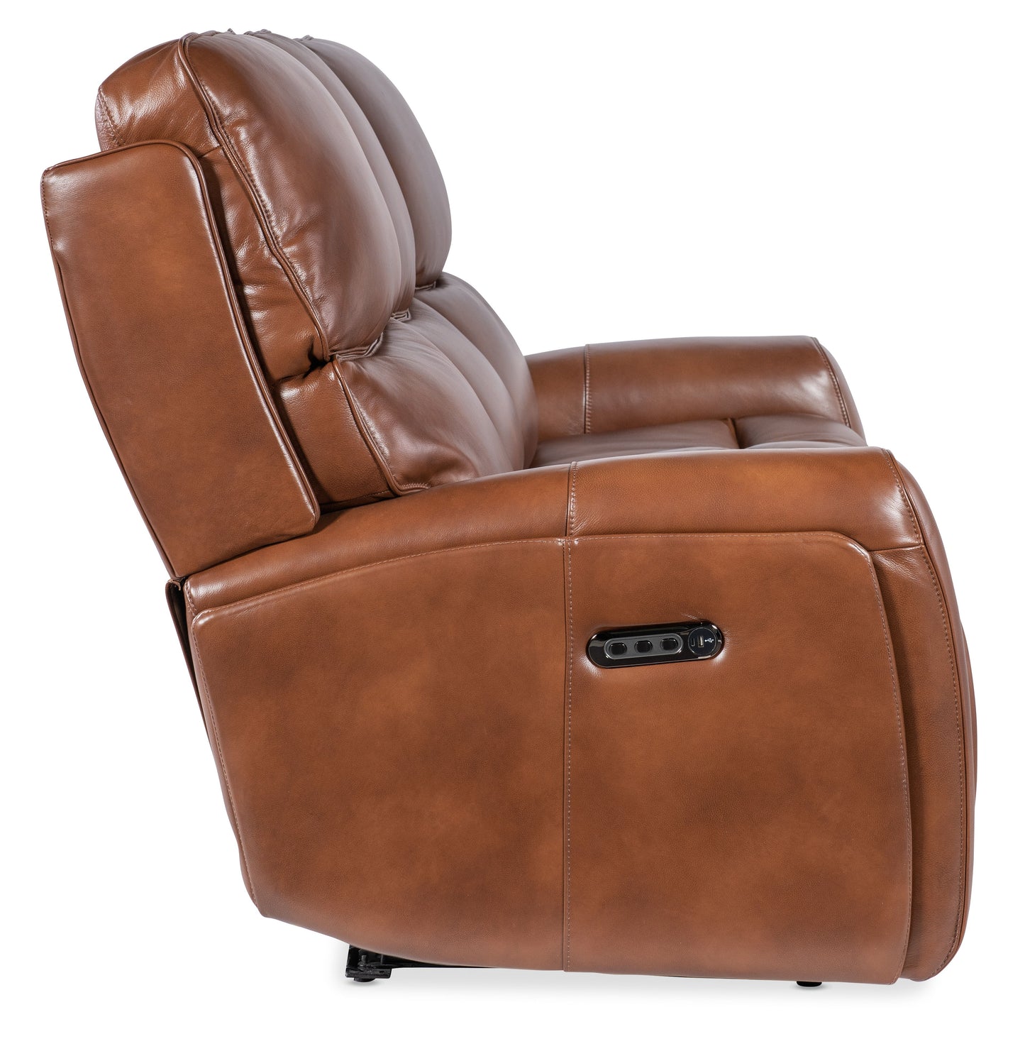 MS - Crosby Zero Gravity Power Sofa With Power Headrest - Brown