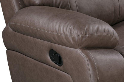 Theon - Manual Sofa With Drop Down Table - Stokes Toffee