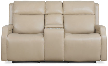 MS - Nelson Zero Gravity Power Console Loveseat With Power Headrests And Lumbar