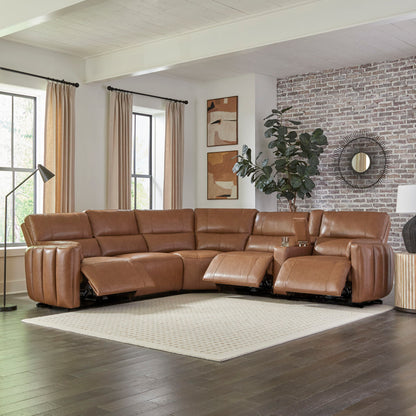Modesto - Modular Power Reclining Sectional With Power Adjustable Headrests