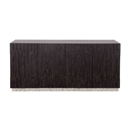 Andorra - Four Door Credenza - Black