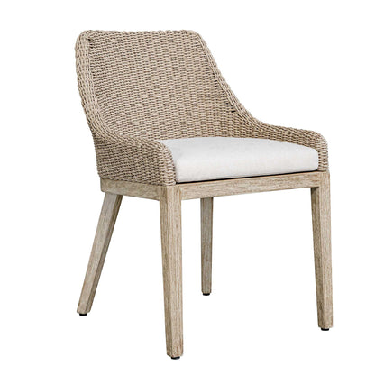 Paloma - Outdoor Wicker Dining Chair - Gray