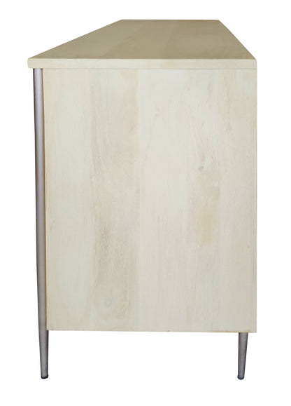 Abita - Three Door Credenza - Cream / Honey