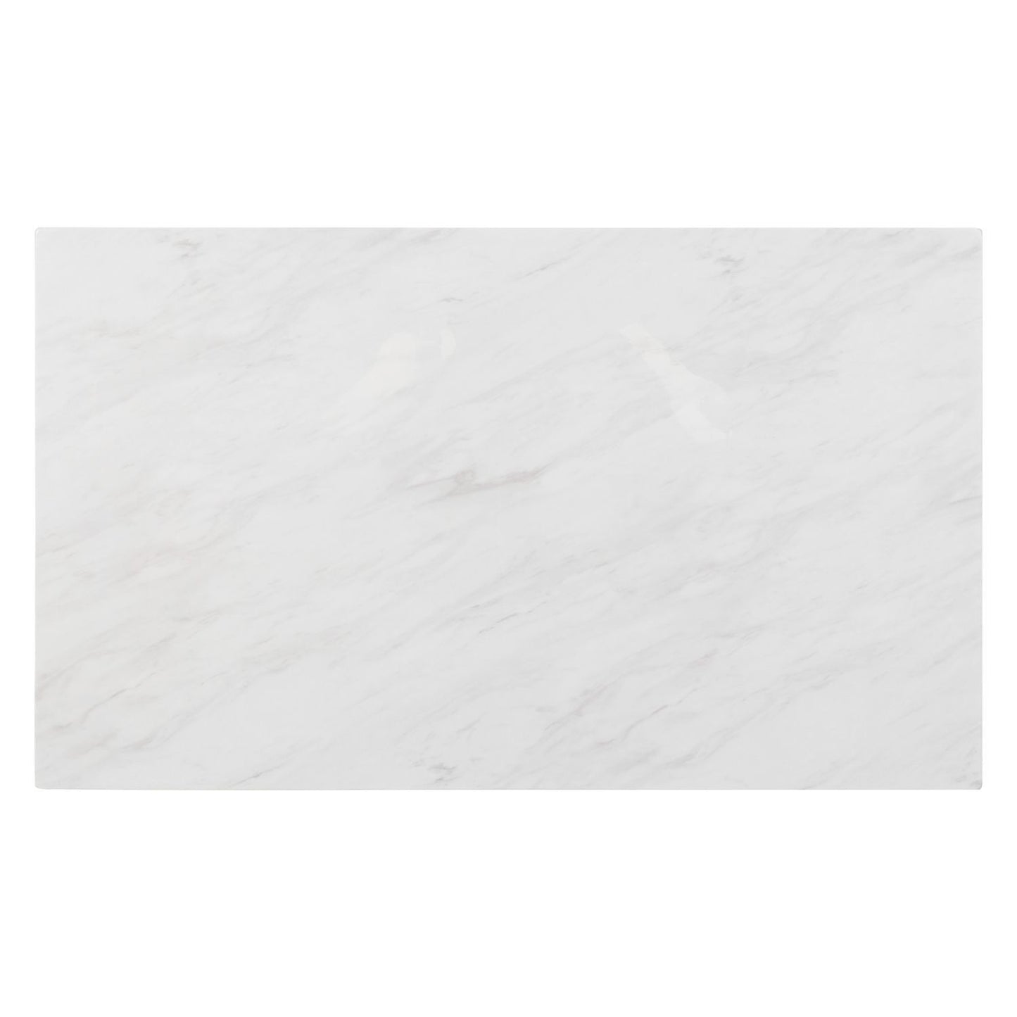 Edison - Rectangular Leg Table With Faux Marble Top - Brownstone