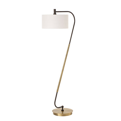 Irwin - Floor Lamp - Curved Brass