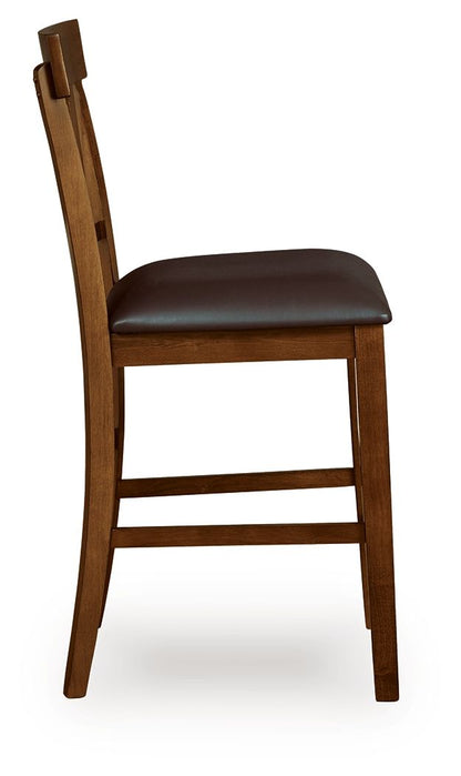 Ralene - Upholstered Barstool (Set of 2) - Medium Brown