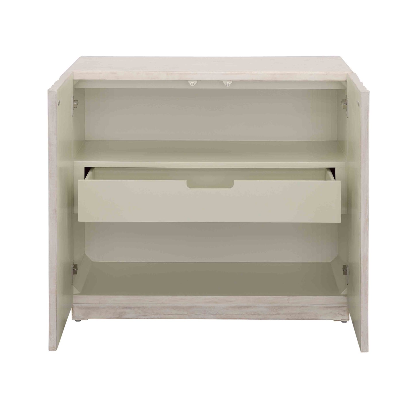 Summer Sandcastle - Two Door Cabinet - Off White